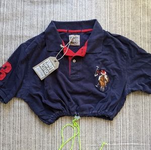 LF vintage polo crop